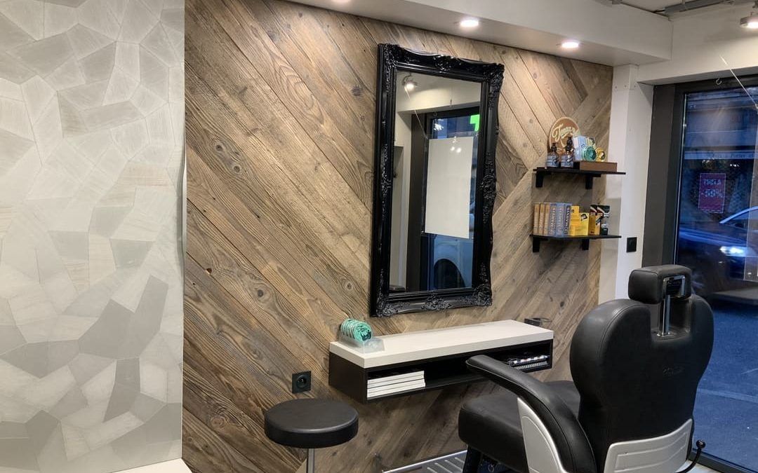 Rénovation d’un salon de coiffure à Craponne